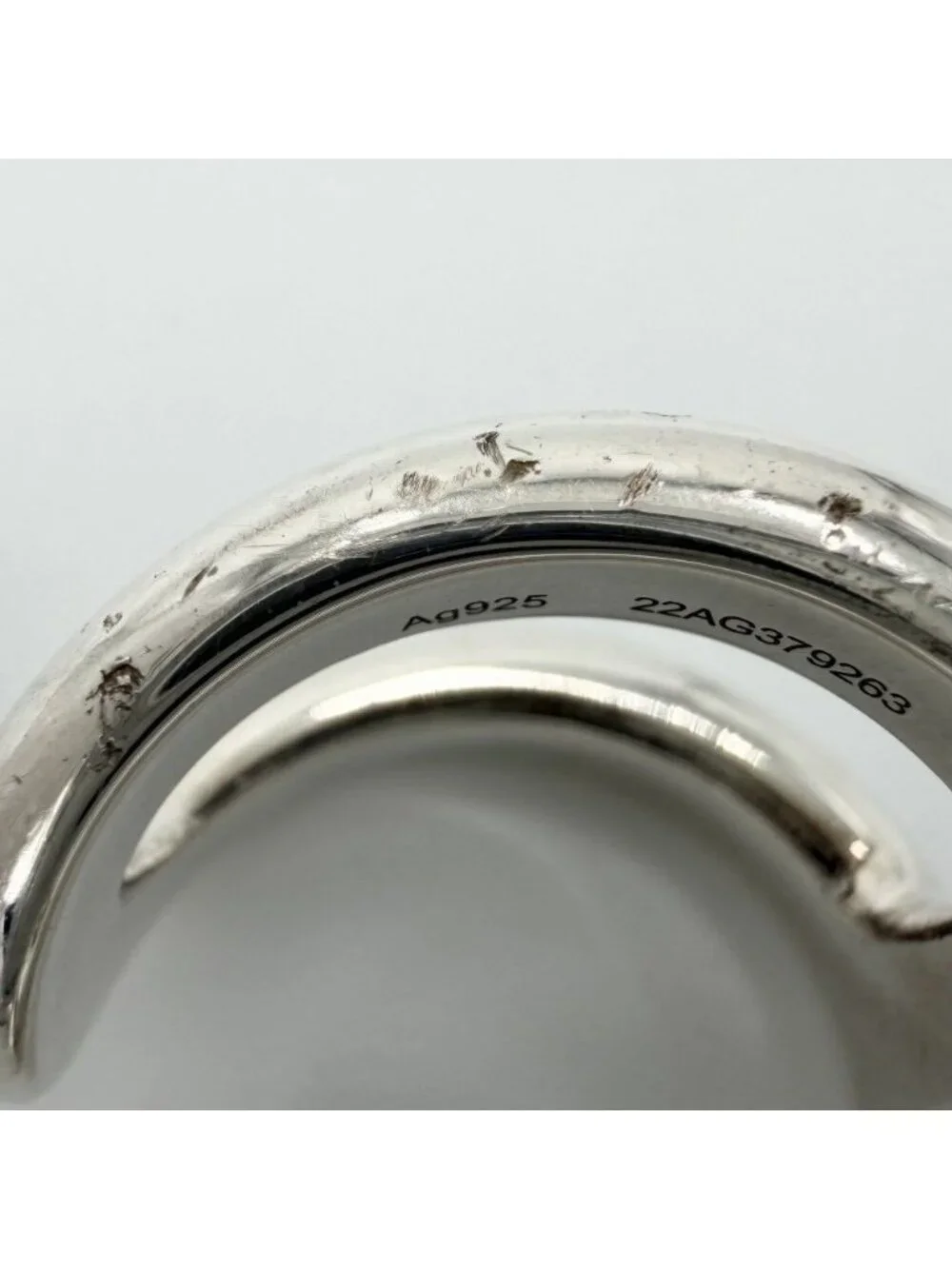 Hermes Ring Osmose GM Small Items 57 925 Sterling Silver